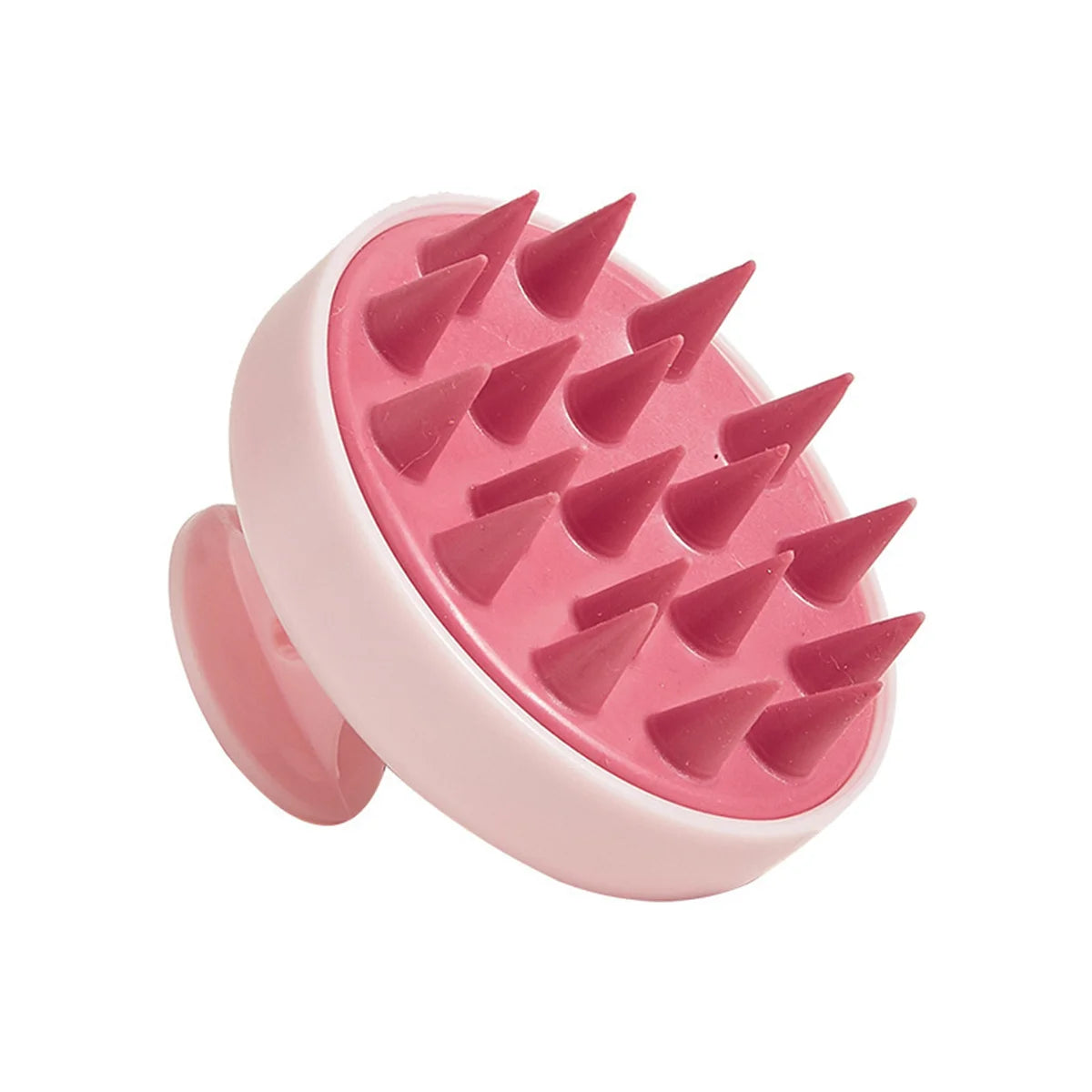 1Pcs Silicone Scalp Massager and Shampoo Brush, Manual, No Fragrance, ABS Plastic Handle, Plastic Bristles, Suitable for Normal
